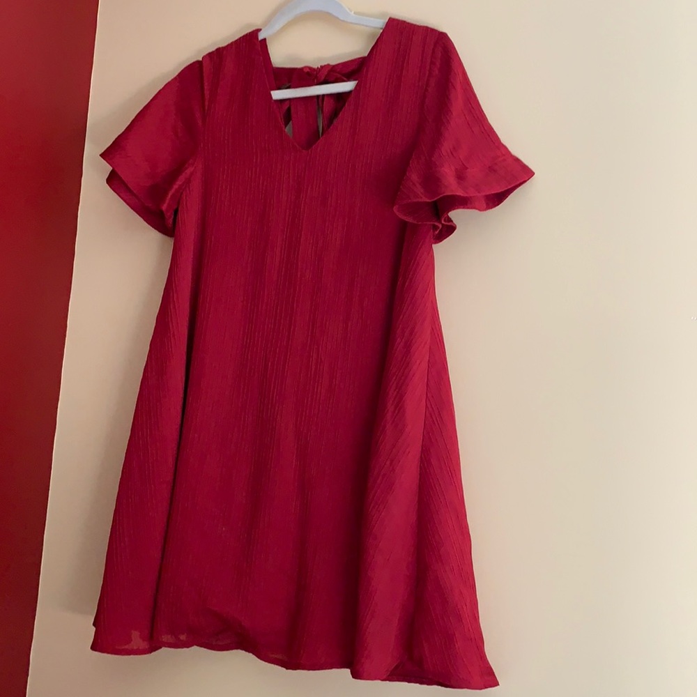 Red dress